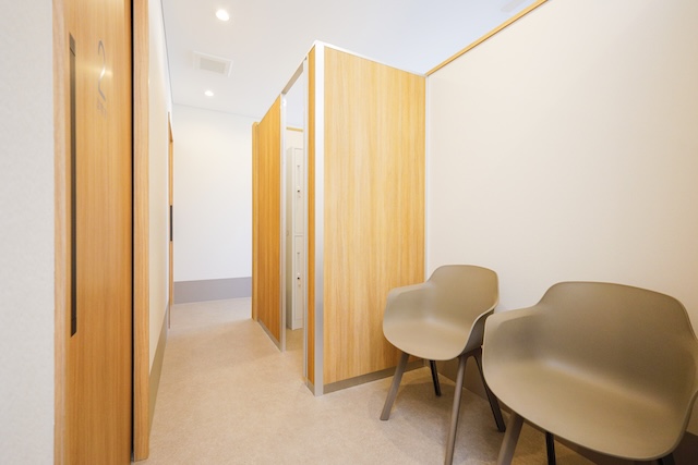 女性外来・乳腺外来待合